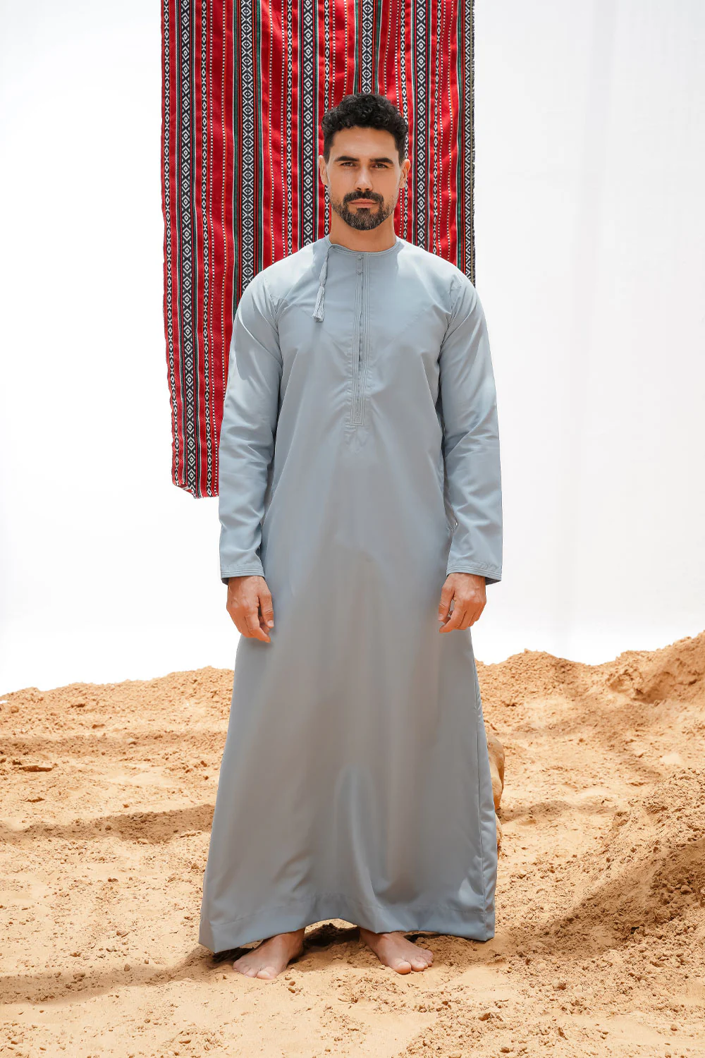 Omani Duck Egg Blue Thobe - Image 2