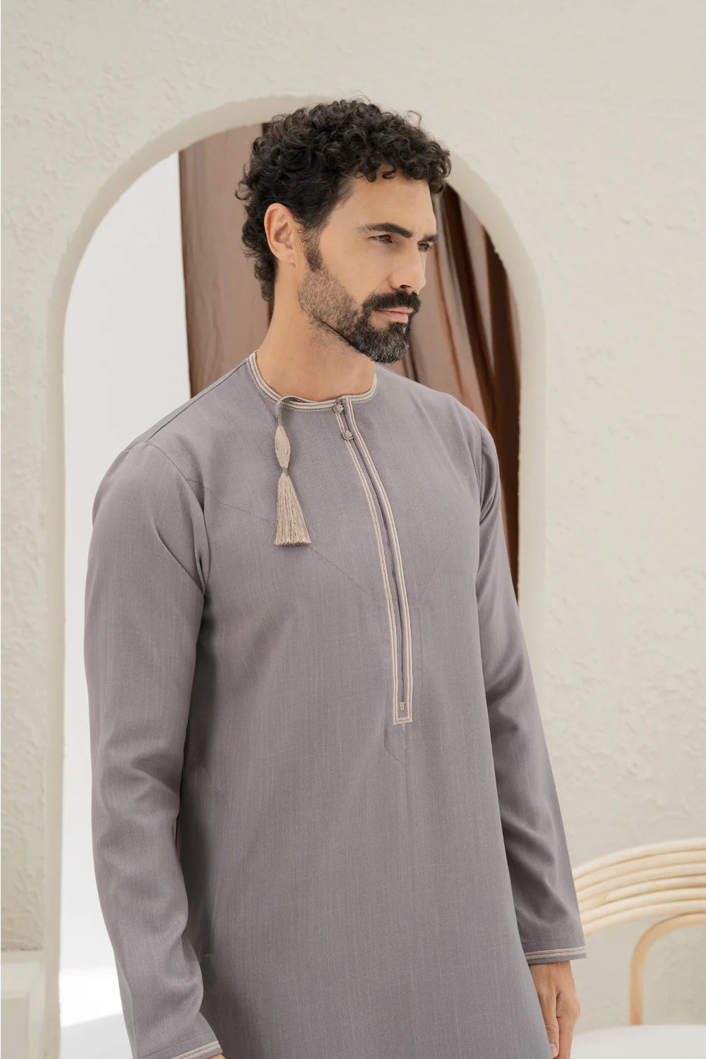 Omani Mauve Thobe