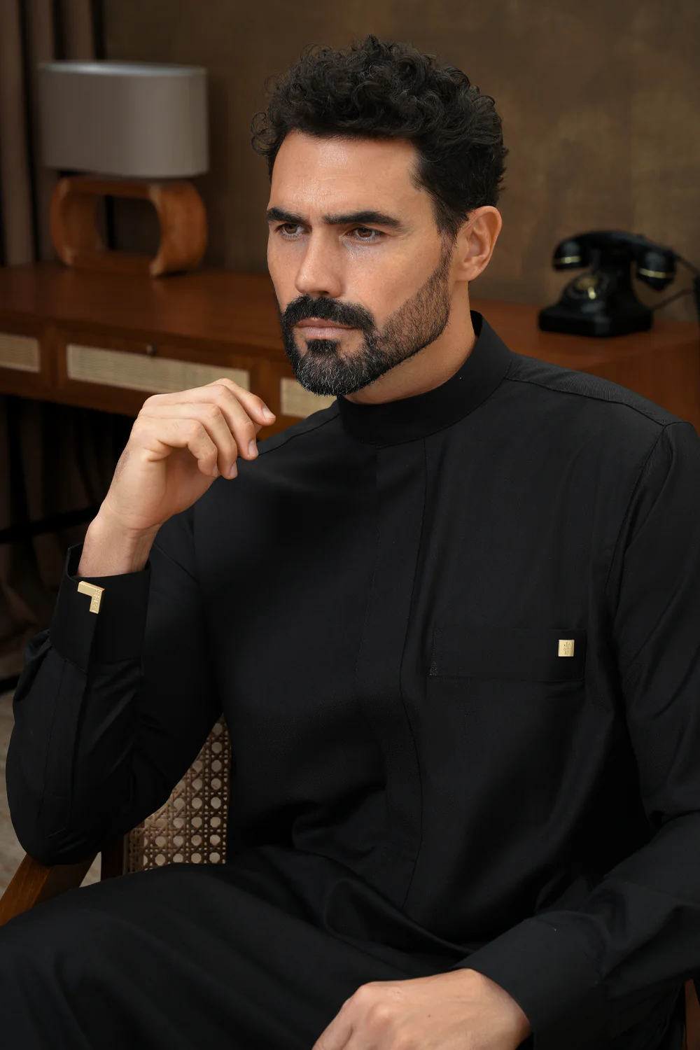 Royal Black Thobe
